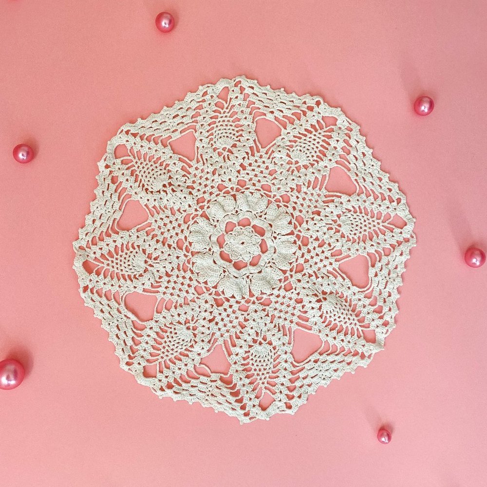 New! Handmade Crochet Doily